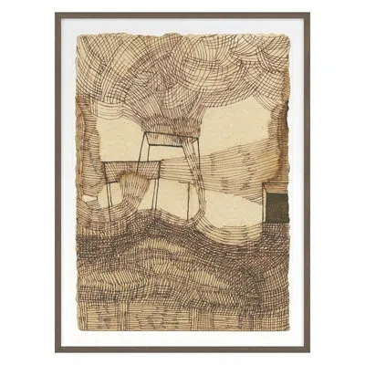 Grand Image Home Coffee Drawing Tiny 23 By Renee Staeck - Single Picture Frame Print In Walnut Framed
