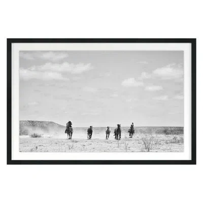 Grand Image Home Coming Home By Jean Cornell - Single Picture Frame Painting In Black