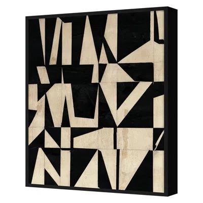 Grand Image Home Cosine 1 By Susan Gillette - Single Picture Frame Print In Black Framed