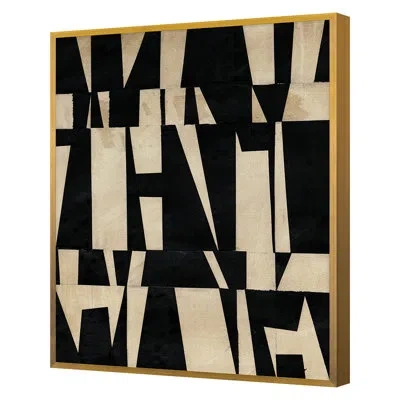 Grand Image Home Cosine 4 By Susan Gillette - Single Picture Frame Print On Paper In Gold