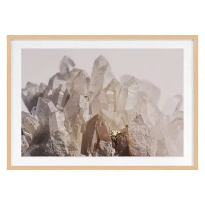 Grand Image Home Crystal Dream By Alicia Bock - Single Pictire Frame Print In Maple Framed
