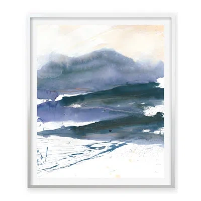 Grand Image Home Dawn 3 By Pc Ngo - Single Picture Frame Print On Paper In Blue;white;pink;orange