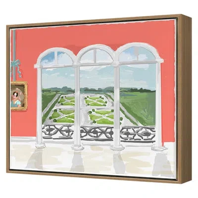Grand Image Home Deer Park By Dana Gibson - Single Picture Frame Print In Gold Framed