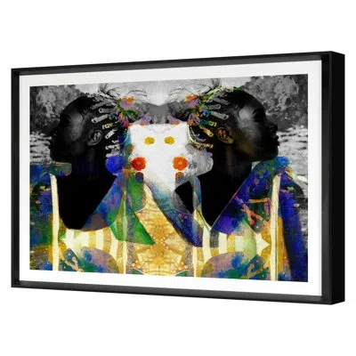 Grand Image Home Deja Vu 3 By Katie Todaro - Single Picture Frame Print On Paper In Black Framed