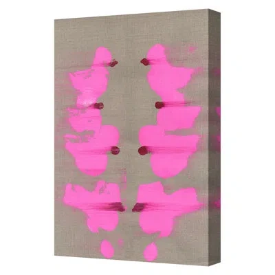 Grand Image Home Duck Mock 5 By Pc Ngo - Wrapped Canvas Print In Red;beige;pink