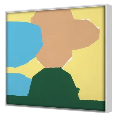 Grand Image Home Fall 2021 Crush Framed On Canvas By Liz Rundorff Smith Print In Blue;green;yellow;orange