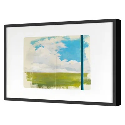 Grand Image Home Fall 2021 Sketchbook Landscape 7 Framed On Paper By The Studio Print In Black Single Picture Framed