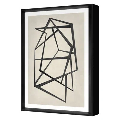 Grand Image Home Fall 2021 Structures 9 Framed On Paper By Paul Taylor Print In Black;gray;beige