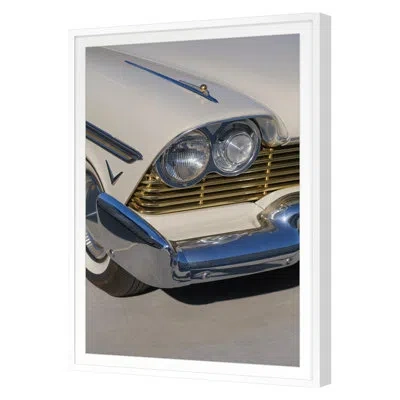 Grand Image Home Fall 2022 Classic Car 7 Framed On Paper By Mimi Payne Print In White Single Picture Framed