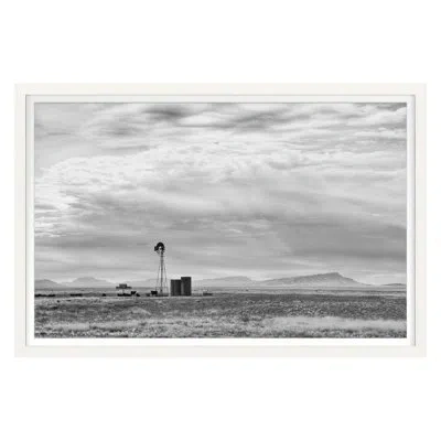 Grand Image Home Fall 2022 The Windmill Framed On Paper By Jean Cornell Print In White Single Picture Framed