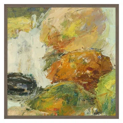 Grand Image Home Fall Fruits 3 By Dale Payson - Single Picture Frame Print On Canvas In Green;beige;yellow;orange