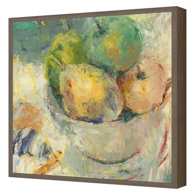 Grand Image Home Fall Fruits 4 By Dale Payson - Single Picture Frame Print On Canvas In Blue;green;beige;yellow