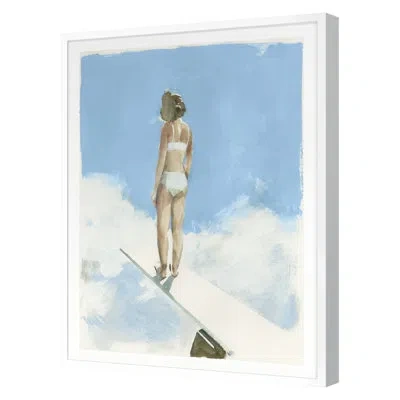 Grand Image Home Float On 3 By Pc Ngo - Single Picture Frame Print In White Framed