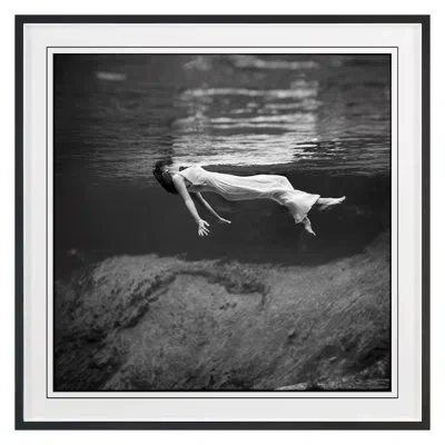 Grand Image Home Floating 1 By Grand Archives - Single Picture Frame Print On Paper In Black Framed