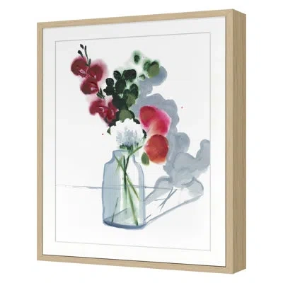Grand Image Home Floral Study 2 By Stefano Altamura - Single Picture Frame Print In Nordic Oak
