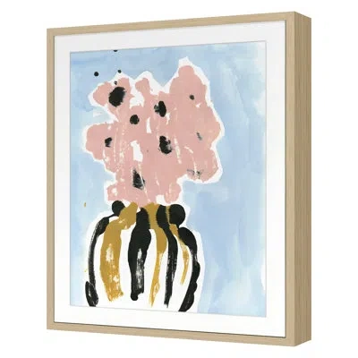 Grand Image Home Floral Study 3 By Stefano Altamura - Single Picture Frame Print In Nordic Oak Framed