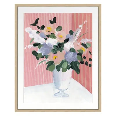 Grand Image Home Floral Study 6 By Stefano Altamura - Single Picture Frame Print In Nordic Oak Framed