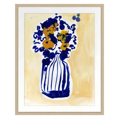 Grand Image Home Floral Study 9 By Stefano Altamura - Single Picture Frame Print In Nordic Oak Framed