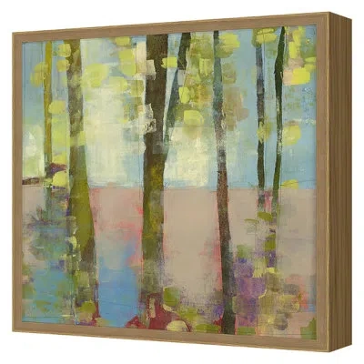 Grand Image Home Forest Meadow 3 By Maeve Harris - Single Picture Frame Painting On Canvas In Oak