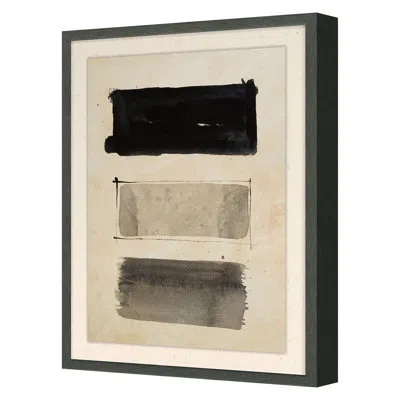 Grand Image Home Form Studies 18 By Pc Ngo - Single Picture Frame Painting In Gray