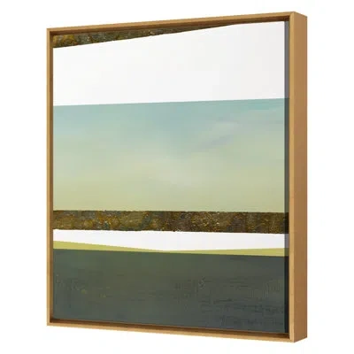 Grand Image Home Found 1 By Lesley Frenz - Floater Frame Print On Canvas In Gold Framed