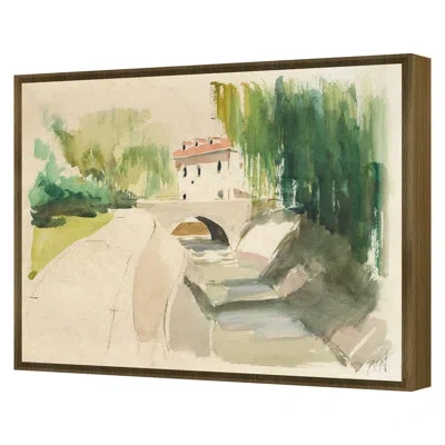 Grand Image Home Garden Terrace 12 By Pc Ngo - Single Picture Frame Print In Brown;green;beige;yellow