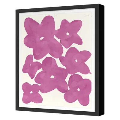 Grand Image Home Ghost Abstract 5 By Kate Roebuck - Single Picture Frame Print In Black Framed