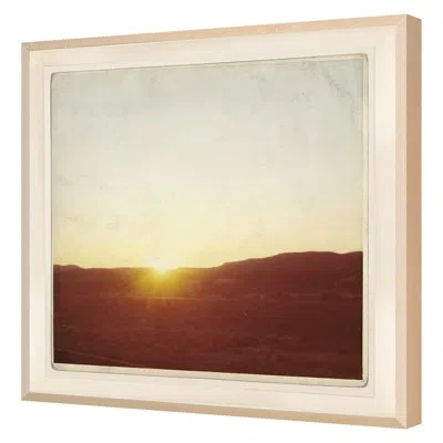 Grand Image Home Highway Sunset By Hope Bainbridge - Single Picture Frame Print On Paper In Blue;brown;beige;yellow;purple