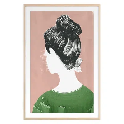 Grand Image Home Jane By Pc Ngo - Single Picture Frame Print On Paper In Maple