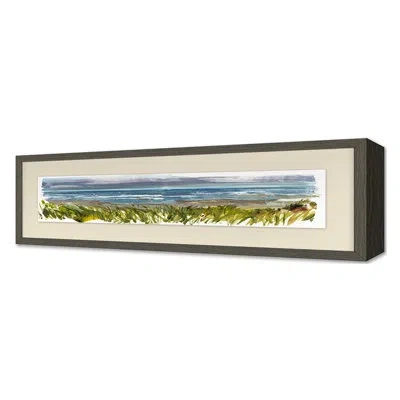 Grand Image Home Kalaloch Framed On Paper By Van Hoang Print In Blue;brown;green;purple