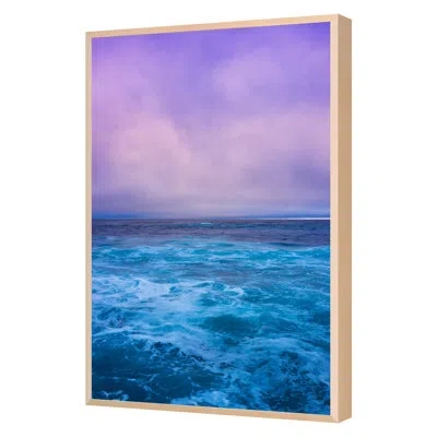 Grand Image Home Laguna Beach Pastels Framed On Paper By Chris Fabregas Print In Blue;white;purple