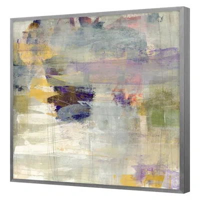 Grand Image Home Layered Motion 2 By Maeve Harris - Single Picture Frame Print On Paper In Silver Framed