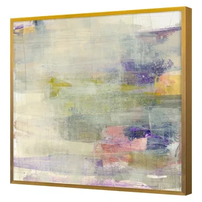 Grand Image Home Layered Motion 3 By Maeve Harris - Single Picture Frame Print On Paper In Gold Framed