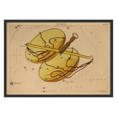 Grand Image Home Libra By Grand Archives - Single Picture Frame Print In Black Framed