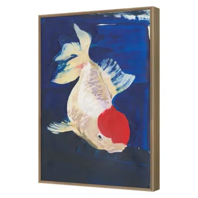 Grand Image Home Life Aquatic 7 By Pc Ngo - Single Picture Frame Print On Canvas In Gold Framed