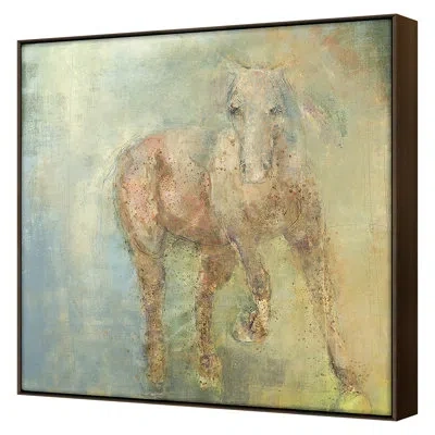 Grand Image Home Lope 2 By Maeve Harris - Floater Frame Painting On Canvas In Bronze