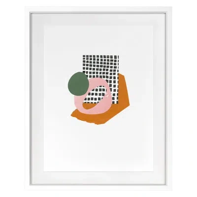 Grand Image Home Los Angeles 2 By Emma Jones - Single Picture Frame Print On Paper In White Framed