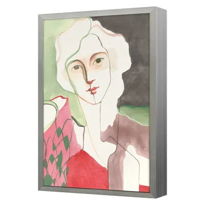 Grand Image Home Louise By Melanie Amaral - Single Picture Frame Painting In Silver