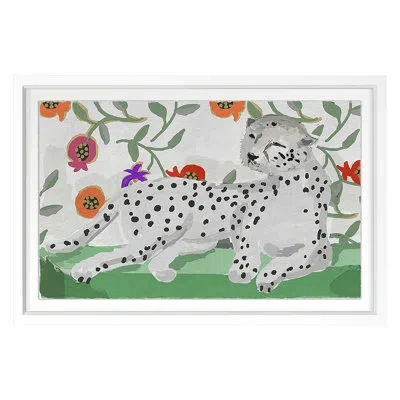 Grand Image Home Madame Cat 1 By Dana Gibson - Single Picture Frame Painting In White