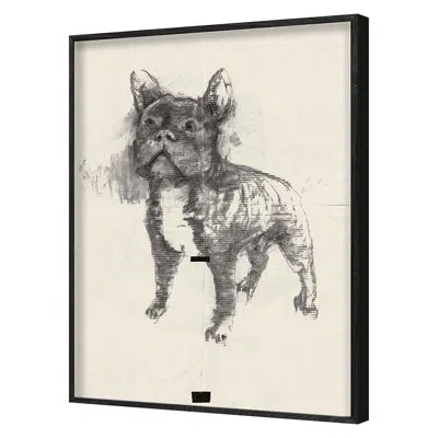Grand Image Home Man's Best 18 By Pc Ngo - Single Picture Frame Print On Paper In Gray;tan