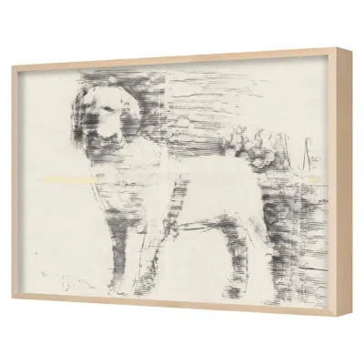 Grand Image Home Man's Best 5 By Pc Ngo - Single Picture Frame Print In Gray;tan