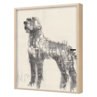 Grand Image Home Man's Best 8 By Pc Ngo - Single Picture Frame Print In Gray;tan