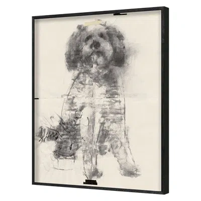 Grand Image Home Man's Best 9 By Pc Ngo - Single Picture Frame Print In Gray Framed