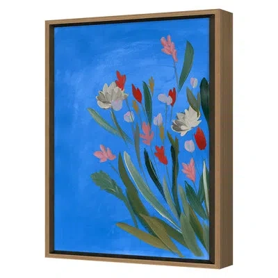 Grand Image Home Meadow 3 By Jo Stearns - Single Picture Frame Print On Canvas In Gold