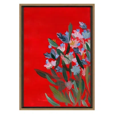 Grand Image Home Meadow 5 By Jo Stearns - Single Picture Frame Painting On Canvas In Gold