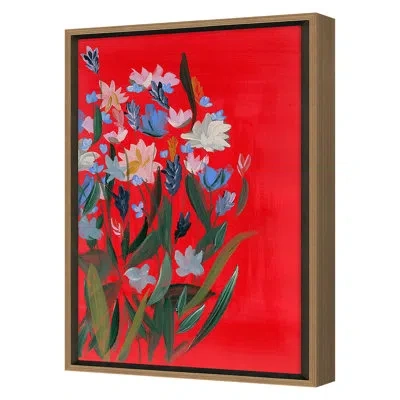 Grand Image Home Meadow 6 By Jo Stearns - Single Picture Frame Painting On Canvas In Gold