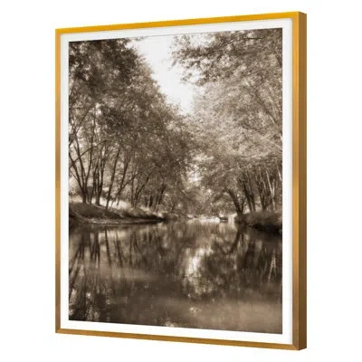 Grand Image Home " Mecan River 3 " By Schrack, Thea In Black;white