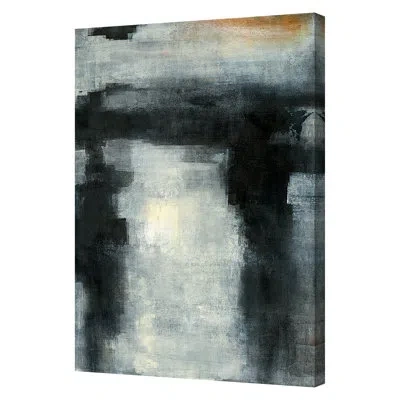 Grand Image Home Meditations 6 By Harris Maeve - Wrapped Canvas Painting On Canvas In Black;white;gray;beige