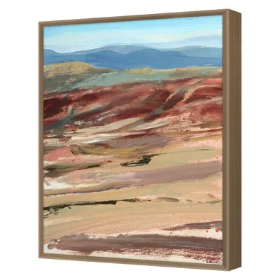 Grand Image Home Memento 17 By Van Hoang - Single Picture Frame Print On Canvas In Blue;brown;beige;pink;burgundy