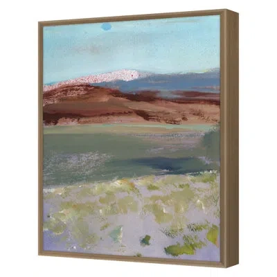 Grand Image Home Memento 18 By Van Hoang - Single Picture Frame Painting In Blue;brown;green;beige;purple;burgundy